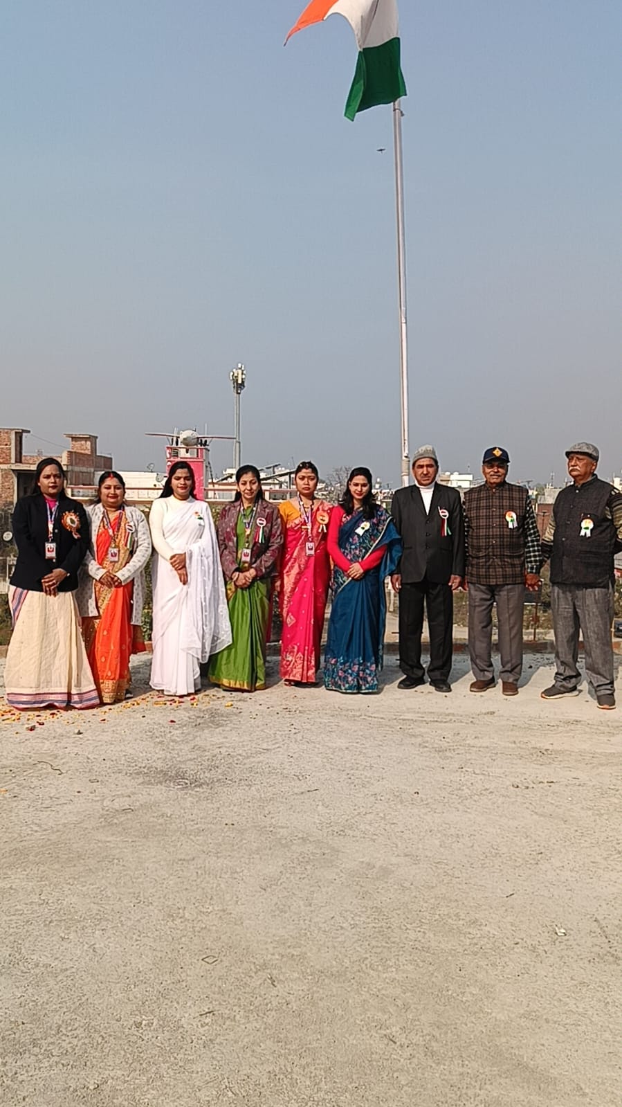 Republic Day 2026 — Flag Hoisting Ceremony (Staff Group Photo I)